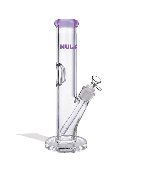 Bong Wulf Straight Tube 12" Vidrio 7mm – Morado – Vuelo 420 Smoke Shop México