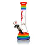 aLeaf Pride 10" Bong Beaker Vidrio Borosilicato Cientifico Cannabis Weed Vuelo 420 Smoke Shop Monterrey Mexico