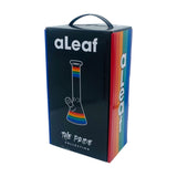 aLeaf Pride 10" Bong Beaker Vidrio Borosilicato Cientifico Cannabis Weed Vuelo 420 Smoke Shop Monterrey Mexico