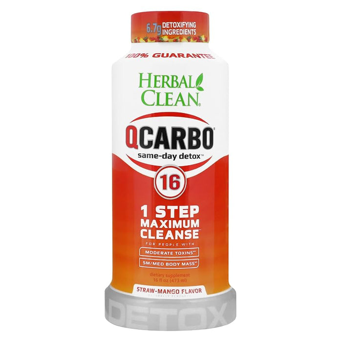 Jugo Detox Q Carbo 16 de 473 ml – Fresa Mango – Vuelo 420 Smoke Shop México