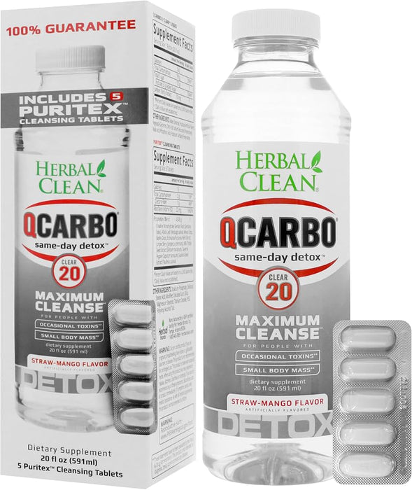 Jugo Detox Q Carbo 20 Clear 591 ml – Vuelo 420 Smoke Shop México