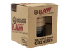 Grinder RAW Madera y Vidrio 3 Piezas – Vidrio Negro – Vuelo 420 Smoke Shop México