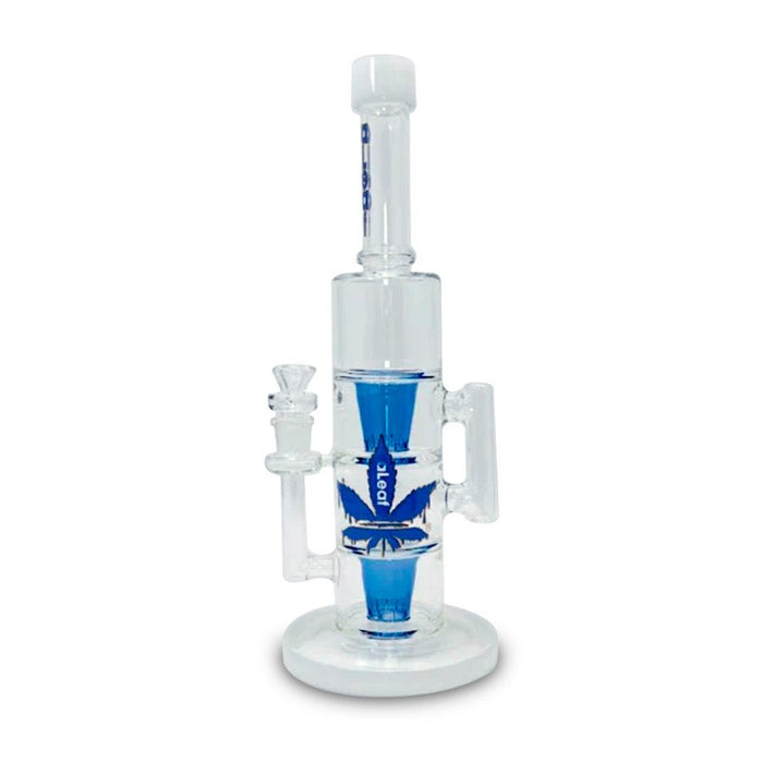 Bong aLeaf Twin Torrent 13.8" – Azul – Vuelo 420 Smoke Shop México