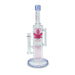 Bong aLeaf Double Ripple 14.6" – Rosa – Vuelo 420 Smoke Shop México