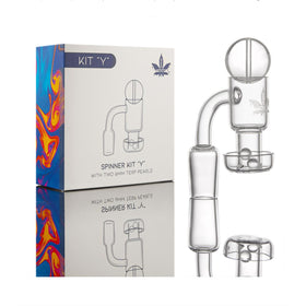 Aleaf Spinner Kit Terp Slurper Y 14mm Macho 90 grados Vuelo 420 Smoke Shop Mexico Monterrey