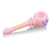 Pipa aLeaf Triple Slime Dotted 4" de Vidrio – Rosa – Vuelo 420 Smoke Shop México