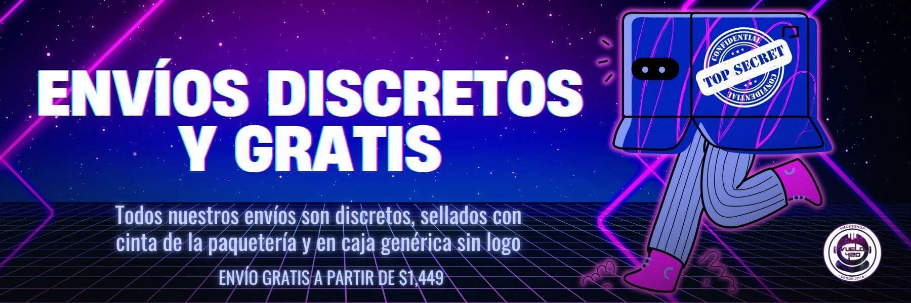 Envíos gratis y discretos a todo México la Smoke Shop Vuelo 420