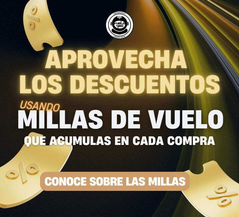 Millas de Vuelo es el sistema de lealtad de Vuelo 420 Smoke Shop + Vaporizadores