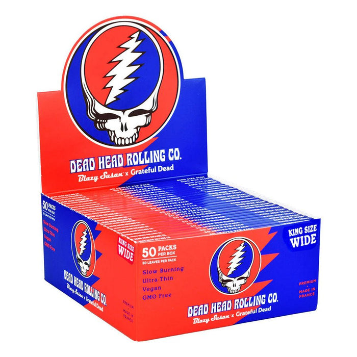 Papeles Blazy Susan x Grateful Dead – King Size Wide – Vuelo 420 Smoke Shop México