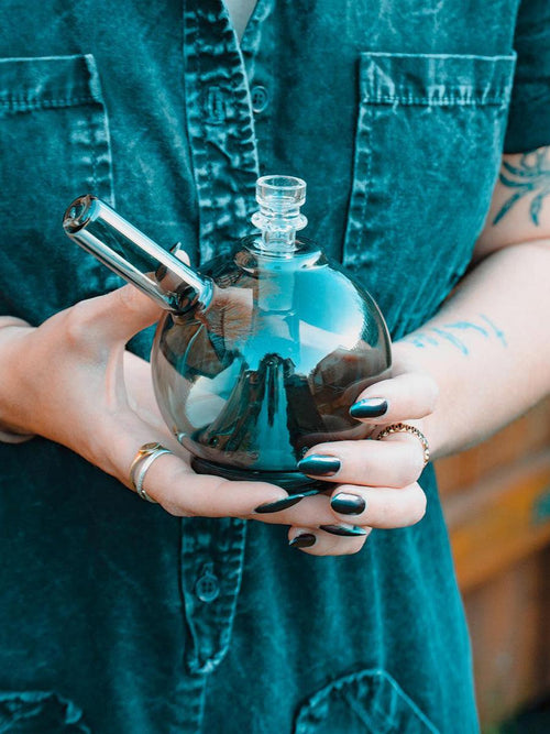 Bubblers de Vidrio resistente borosilicato para hierbas secas y wax (cannabis) de marcas como Grav Labs, Puffco, XVape, DaVinci y aLeaf