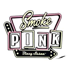 Blazy Susan Letrero LED Smoke Pink Sign Vuelo 420 Smoke Shop Monterrey México