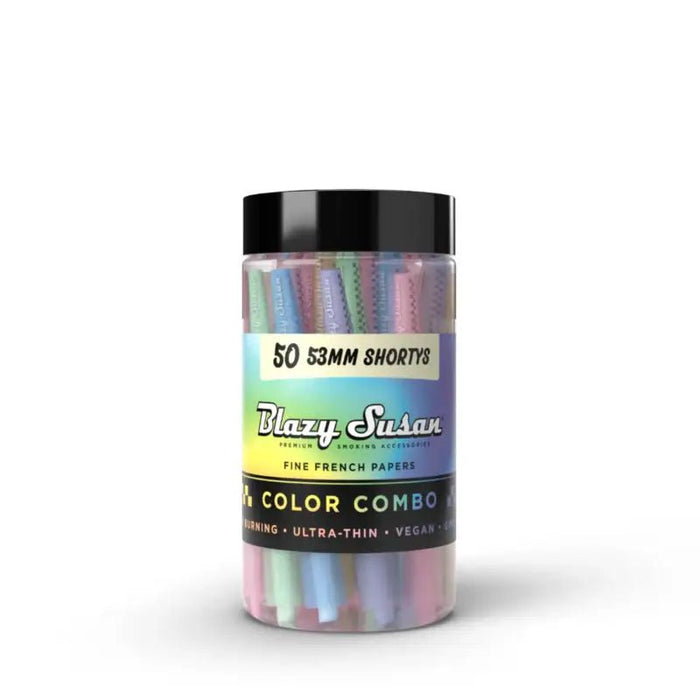 Conos de Colores Blazy Susan 50 pz (King Size, 1¼, 98mm)