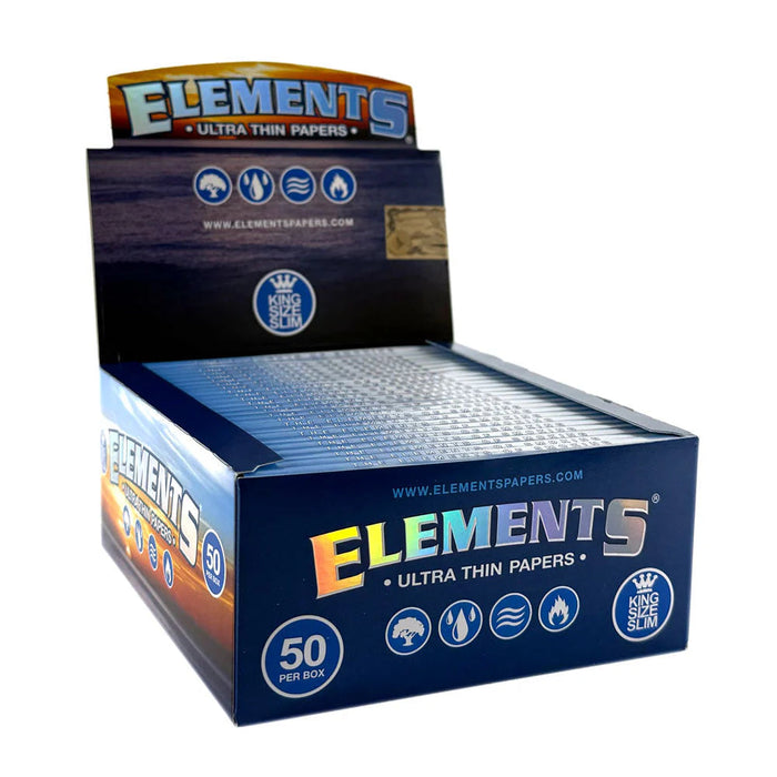 Papeles Elements Rolling Papers – 1¼, King Size, King Size Slim y Artesano
