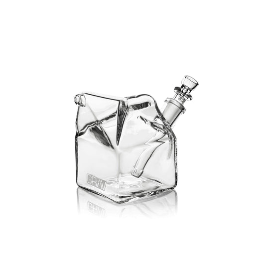 Grav Labs Bubbler Cartón de Leche Sip Series de color Transparente 