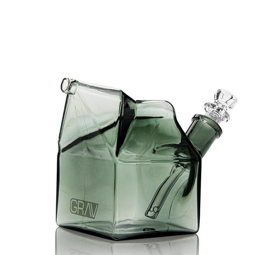Grav Labs Bubbler Cartón de Leche Sip Series de color ahumado