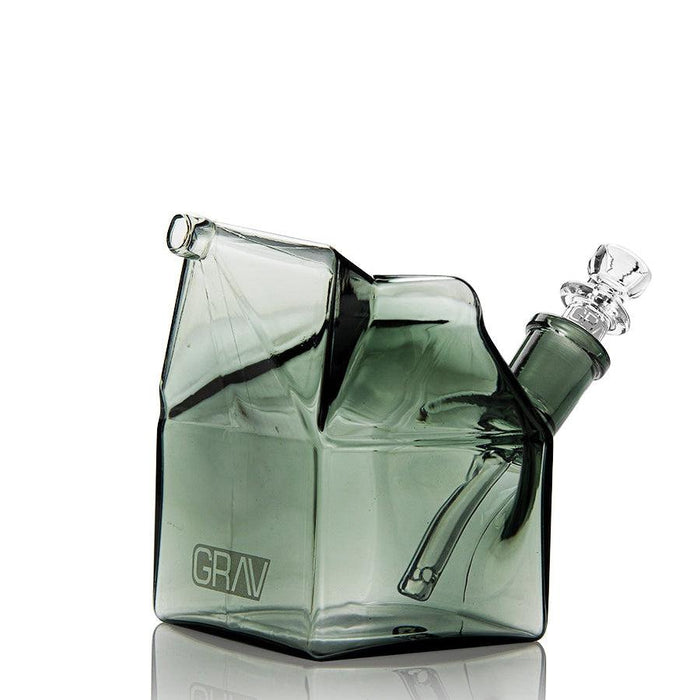 Grav Labs Bubbler Cartón de Leche Sip Series de color ahumado