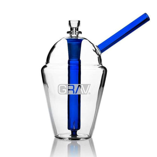 Grav Labs Bubbler Slush Cup de 7 pulgadas con Popote Reforzado y Downstem Fijo (17.8 cm)