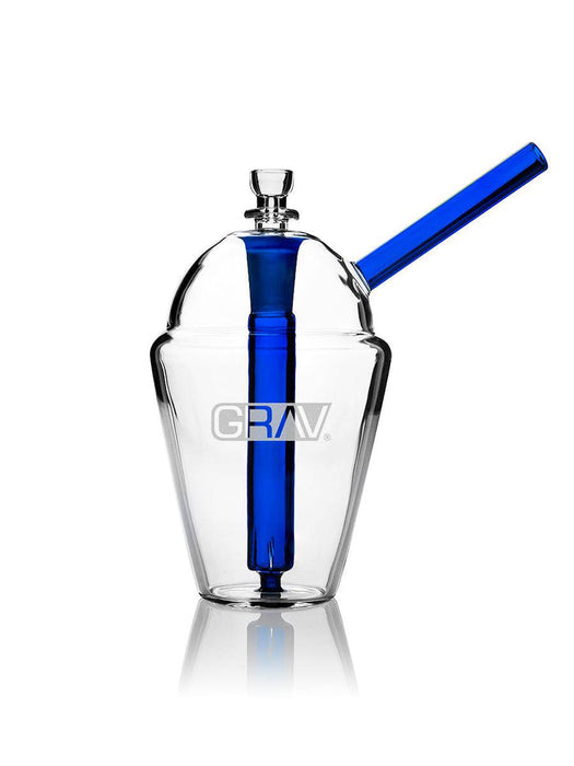 Grav Labs Bubbler Slush Cup de 7 pulgadas con Popote Reforzado y Downstem Fijo (17.8 cm)