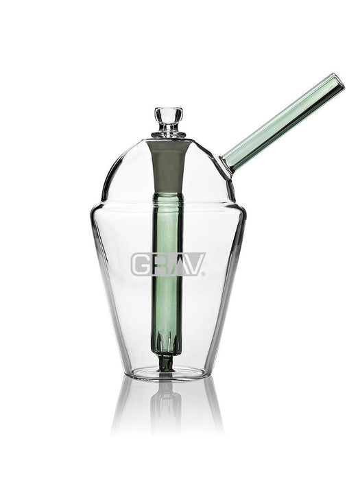 Grav Labs Bubbler Slush Cup de 7 pulgadas con Popote Reforzado y Downstem Fijo (17.8 cm)