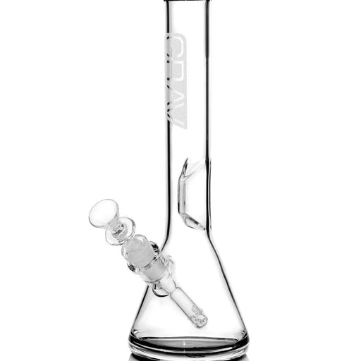 Bong tipo Beaker de Grav Labs tamaño mediano 12" de vidrio borosilicato resistente