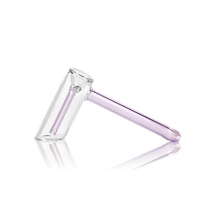 Grav Labs Bubbler Martillo (Hammer) de vidrio resistente borosilicato con color rosa