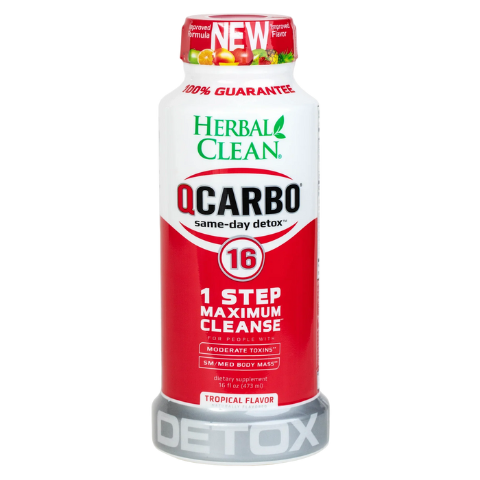 Jugo Detox Q Carbo 16 de 473 ml – Tropical – Vuelo 420 Smoke Shop México