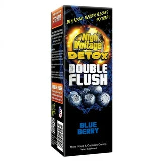 Jugo Detox High Voltage Double Flush 473 ml – Blueberry – Vuelo 420 Smoke Shop México