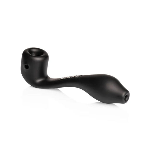 Pipa Grav Labs Sherlock Sandblasted 6" de Vidrio – Negro – Vuelo 420 Smoke Shop México