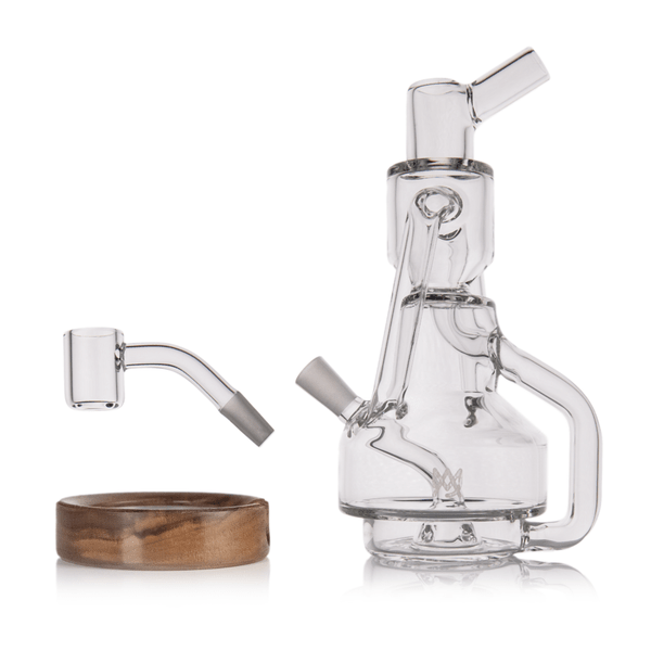 MJ Arsenal Apex - Mini Rig de vidrio Serie Alpine con Doble Recycler