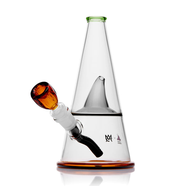 MJ Arsenal y A Good Witch - The Alchemist - Bong de vidrio de Sombrero de Bruja de 8 pulgadas