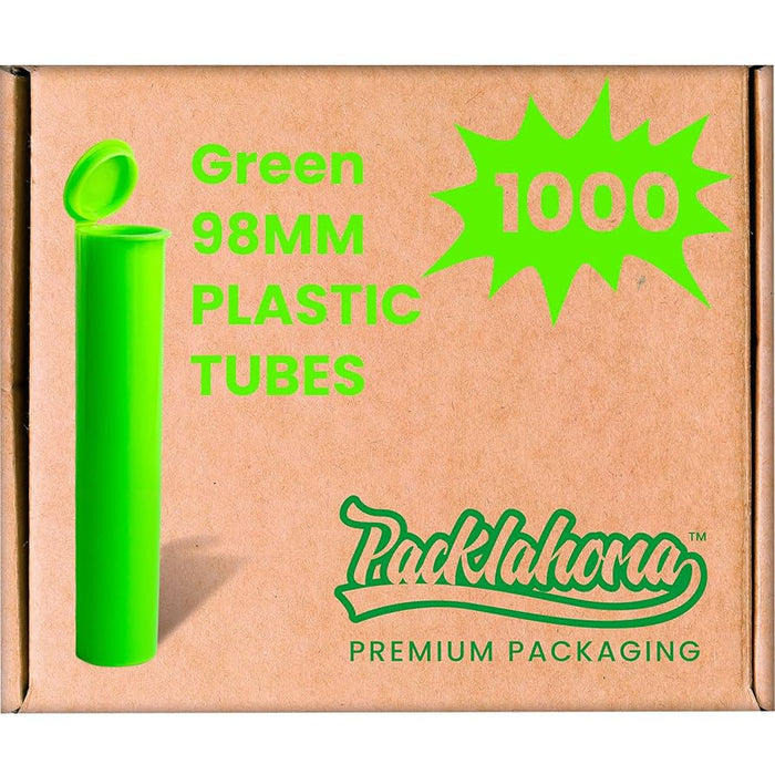 Packlahoma - Tubos Herméticos para Pre Rolados de 116 mm (1,000 piezas)