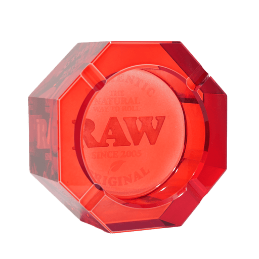 Cenicero RAW de Cristal Rojo – Vuelo 420 Smoke Shop México