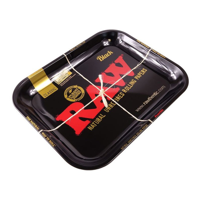 Charolas RAW para Liar de Metal (Varios Diseños) – Black Edition Grande – Vuelo 420 Smoke Shop México