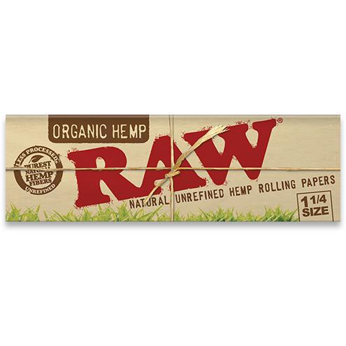 RAW - Organic Hemp Papeles Para Liar Cigarro (Tamaño 1¼)-Vuelo 420 Smoke Shop Mexico Monterrey