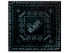 Bufanda RAW Fashion Scarf de Modal Vegano – Black on Black – Vuelo 420 Smoke Shop México