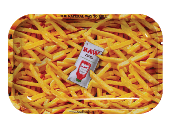 Charolas RAW para Liar de Metal (Varios Diseños) – French Fries Chica – Vuelo 420 Smoke Shop México