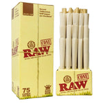 RAW Organic Hemp Conos King Size Caja de 75 pz Vuelo 420 Smoke Shop