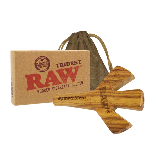 Porta Conos de Madera RAW (Double Barrel, Level Five y Trident) – Trident (3 conos) – Vuelo 420 Smoke Shop México