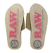 Chanclas de playa con bolsita para porro o Blunt de la marca RAW