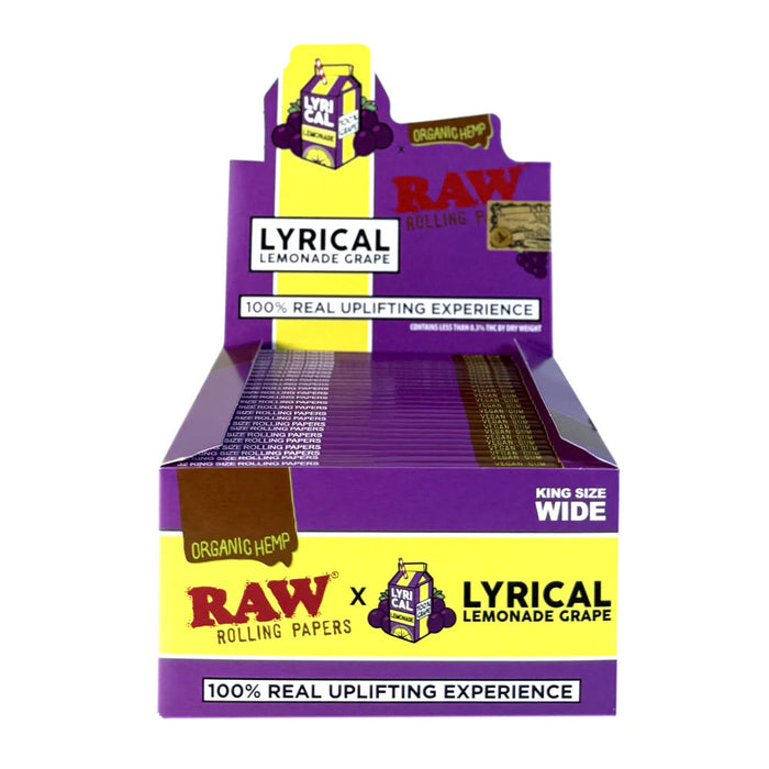 Papeles RAW x Lyrical Lemonade King Size Wide (Caja 50 pz)