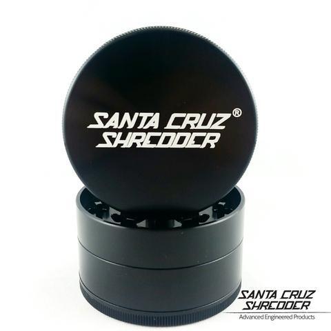 Santa Cruz Shredder Grinder o Molinillo grande de 4 piezas color negro