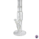 TJ Glass - 20" Bong Recto con Filtro de Regadera (60 cm)-Vuelo 420 Smoke Shop Mexico Monterrey