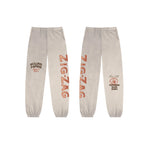 Sweatpants de Zig Zag en color café hueso