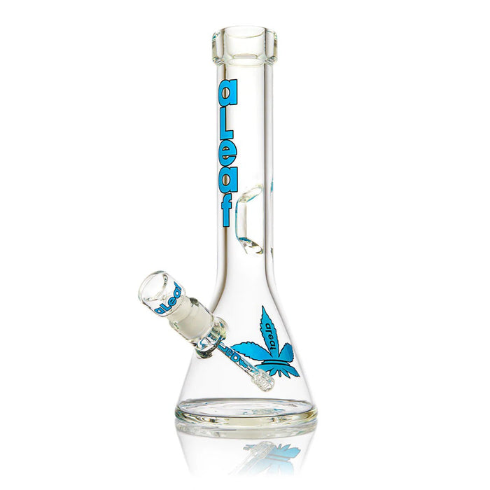 aLeaf Spec Head de 14 pulgadas (35.5 cm) - Bong de vidrio estilo Beaker con Ice Pinch 