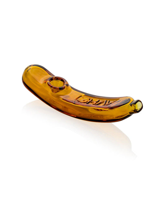 Pipa Grav Labs Rocker Steamroller 5.5" de Vidrio – Ámbar – Vuelo 420 Smoke Shop México