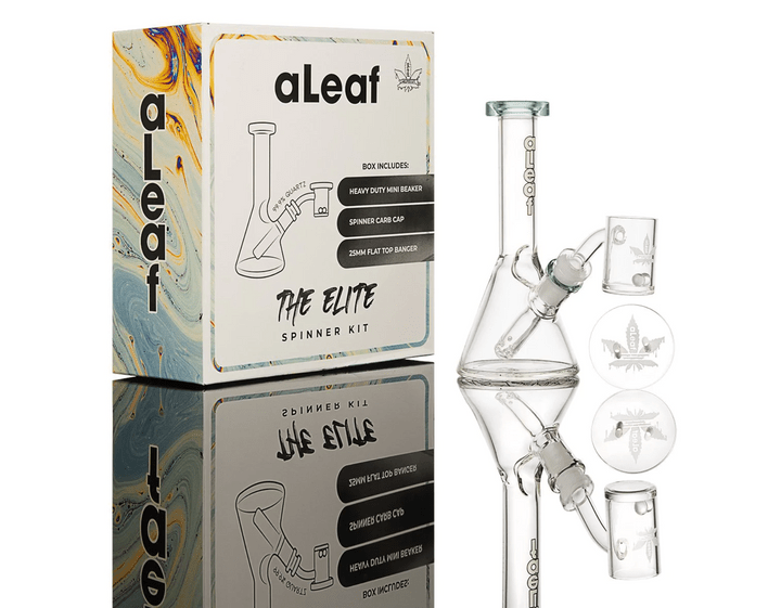Kit aLeaf Elite Spinner Banger 14mm – Blanco – Vuelo 420 Smoke Shop México