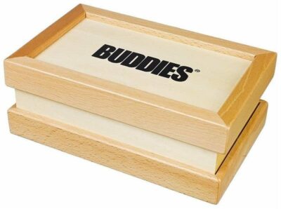 Caja Tamizadora RAW Buddies Sifter Box de Madera – Grande – Vuelo 420 Smoke Shop México