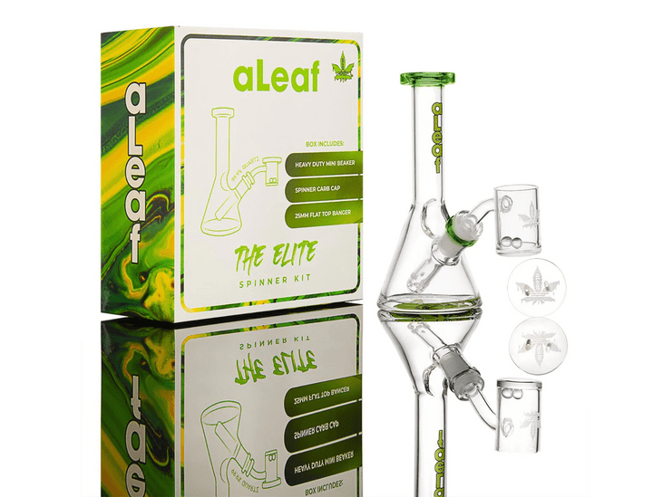 Kit aLeaf Elite Spinner Banger 14mm – Verde – Vuelo 420 Smoke Shop México