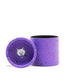 Grinder Wulf 4 Piezas 65mm con Cenicero Splatter – Morado con Negro – Vuelo 420 Smoke Shop México